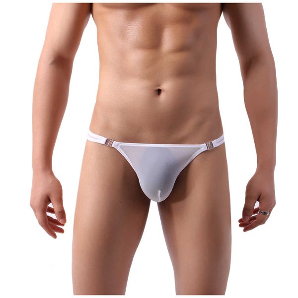 

soft cats adjustable comfortable ultra-dunne breathing mesh effen color men underwearsalable, Black;white