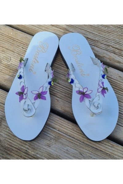 

sandals white thong basement slippers, Black