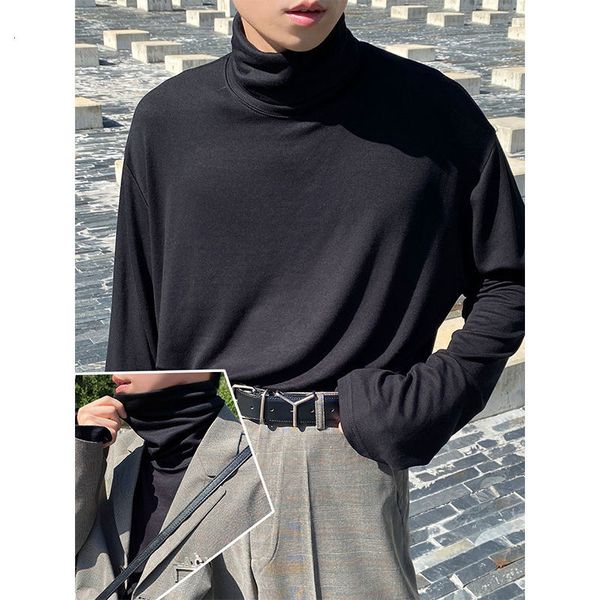 

2021 new male loose jacket tall bottomed shirt long sleeve black sweater cotton hoodies clothes casu sweaters 8oud