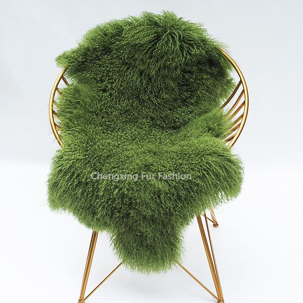 

blankets cx-d-60h decorative winter curly lambskin seat cover real lamb fur rugs and carpets home throws blanket