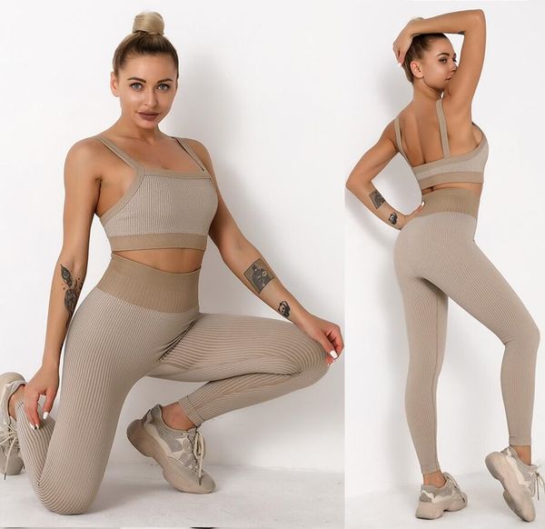 

tracksuits womens designer yoga wear active set outfits for woman crop bra sport leggings casual gym tracksuit suit tech fleece track pants, Gray