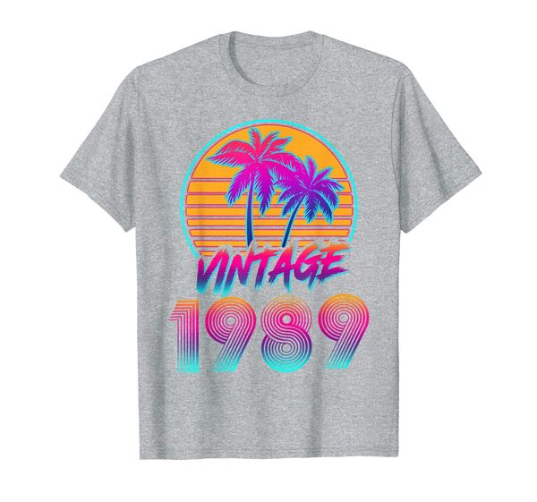 

retro vintage 80s 1989 shirt 30th gift birthday t-shirt, White;black