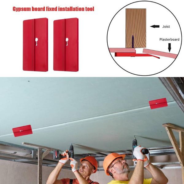 

professional hand tool sets 2pcs drywall fitting plasterboard fixing room ceiling sloped walls decoration carpenter positioning plate