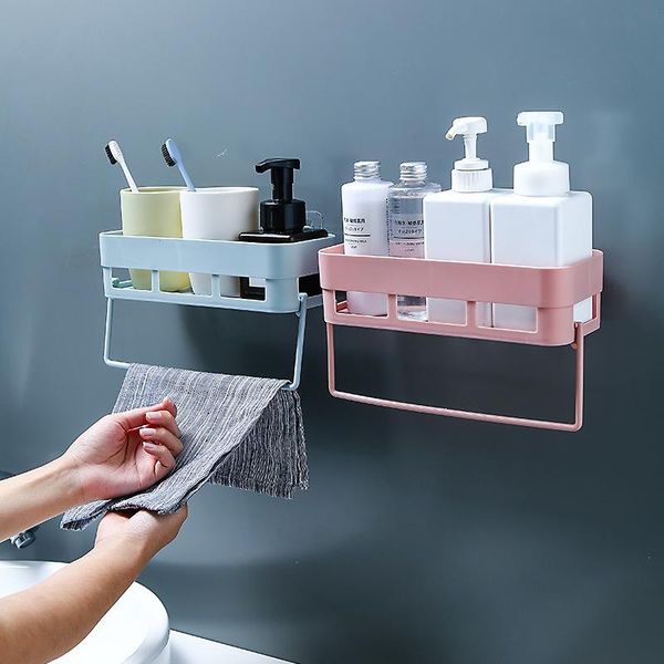 

bathroom storage & organization shelf with towel rack organizer shower wall hook house corner kitchen shelves