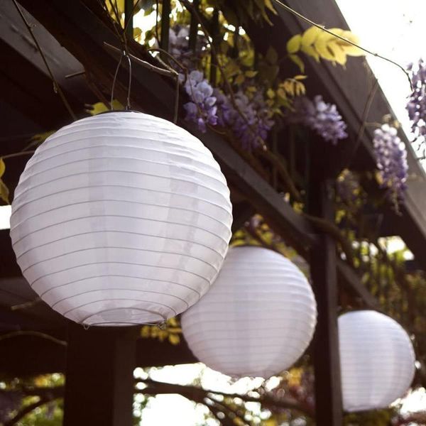 

strings 25cm led solar lantern lamp waterproof outdoor yard decorative hang light wedding party decoration garden warm