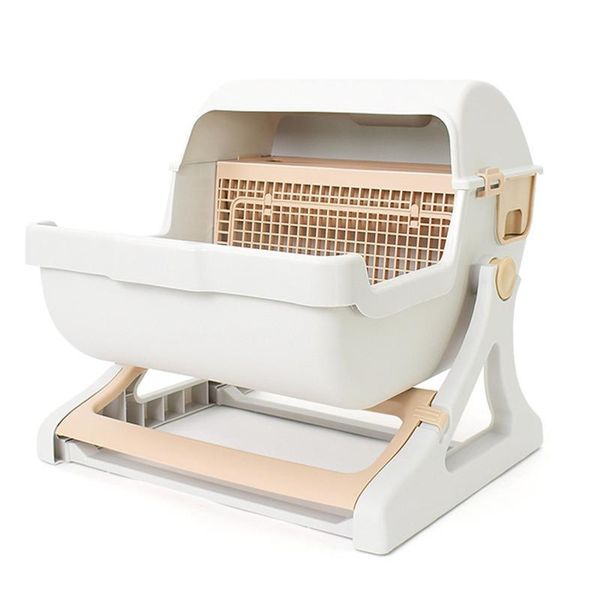 

other cat supplies separated mesh pet toilet environment friendly resin semi enclosed litter basin easy to clean