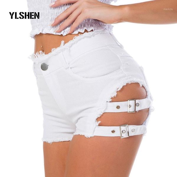 

plus size women denim shorts summer fashion hole high waist short femme jeans mini booty spodenki outfits women's, White;black