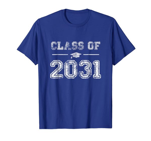 

Class of 2031 Grow With Me Shirt, White;black