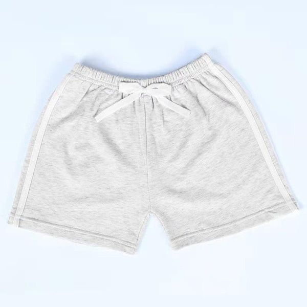 

shorts summer pants men solid elastic waist for girls boys aesthetic style baby beach color cool clothes, Black