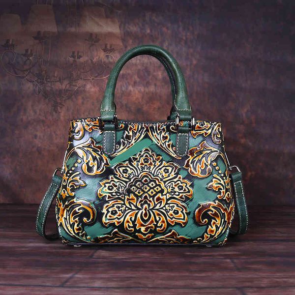 

leather women's bag head