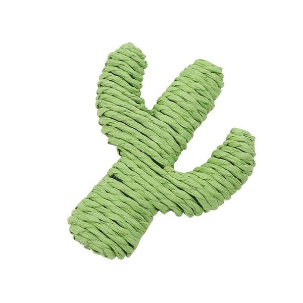 

cat toys 1pc claw toy cute unique durable green cactus shape grinding catch paper twine -grinding