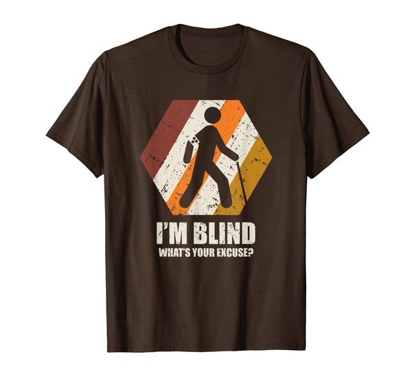 

i'm blind t shirt blind people person disability gift, White;black