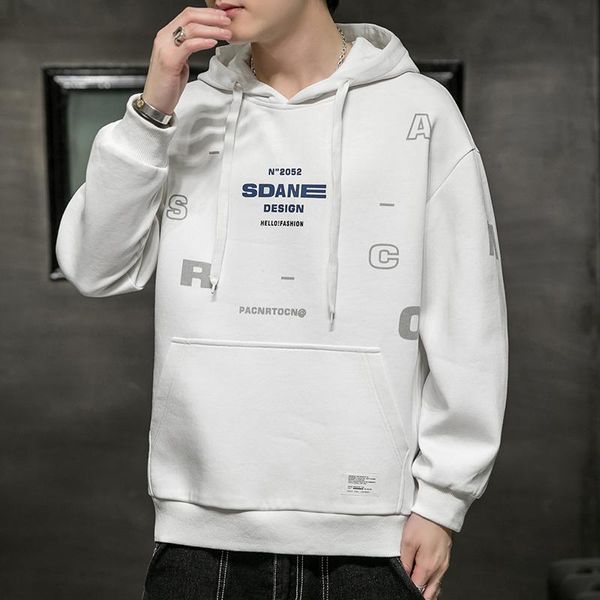 

men's hoodies & sweatshirts 2021 casual classic hip hop streetwear one piece brand black grey