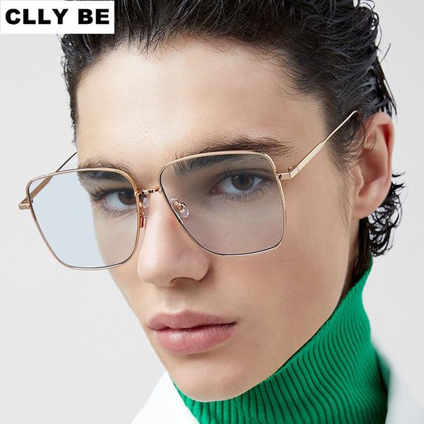 

sunglasses retro big square women men vintage brand shades metal color sun glasses for female fashion designer, White;black