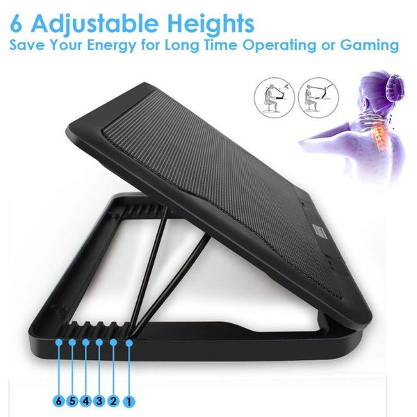 

electric fans notebook stand + cooling fan