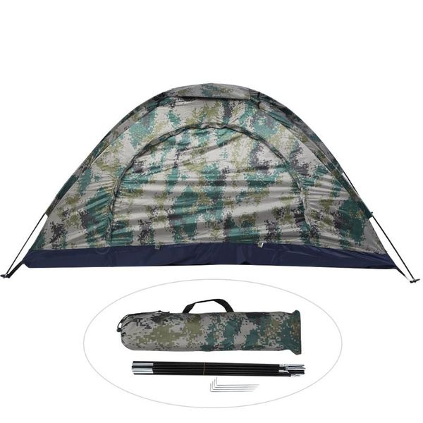 

outdoor single leisure windproof tent for camping fishing climbing camouflage tent outdoor recreation camping