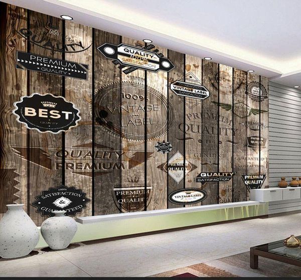 

wallpapers the retro board signs bar cafe casual ktv sitting room wallpaper mural