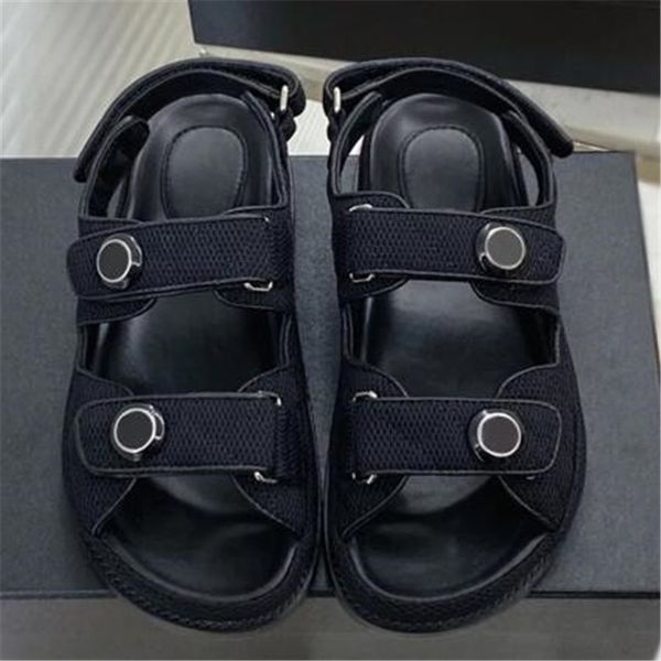 

double buckle summer women outdoor new zapatos mujer female retro shoes rome sandals, Black