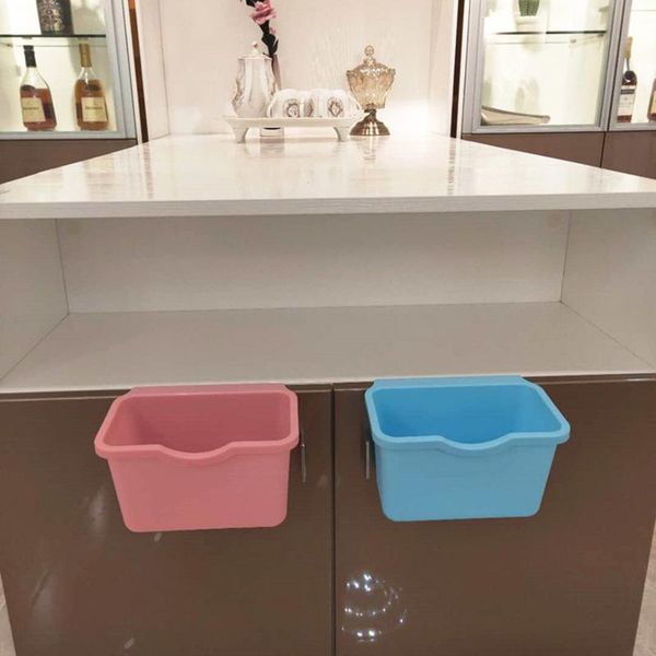 

waste bins foldable dustbin folding bin kitchen cabinet door hanging trash garbage