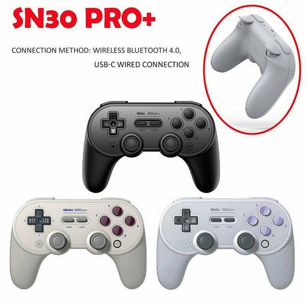 

game controllers & joysticks hobbylane 8bitdo pro+ sn30 pro bluetooth gamepad controller with joystick for mac os switch windows android d34