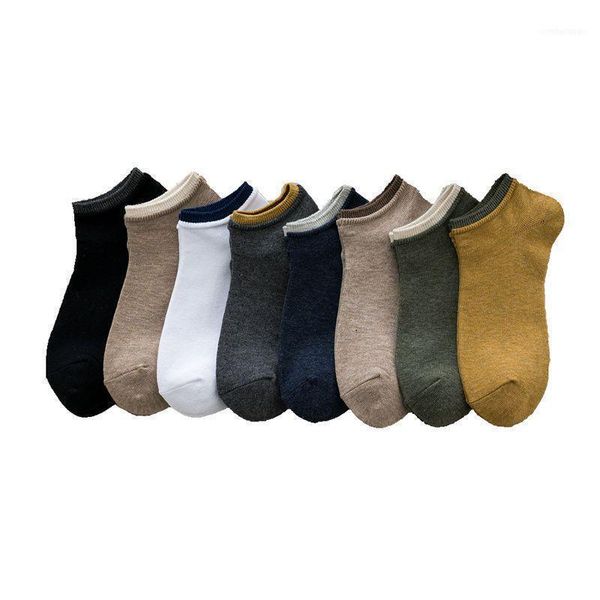 

men's socks 3 pairs autumn winter black white ash movement style warm cotton silica gel anti-slip boat shallow thin mouth sox1