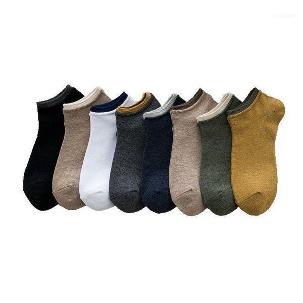 Calzini da uomo 3 paia Autunno Inverno Nero Bianco Cenere Movimento Stile Cotone caldo Gel di silice Antiscivolo Barca superficiale Bocca sottile Sox1