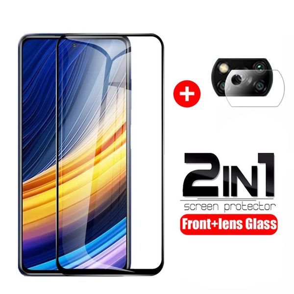

lx brand tempered glass for xiaomi poco x3 pro screen protector 2 in 1 camera lens film protective glass on xiaomi poco x3 pro glass
