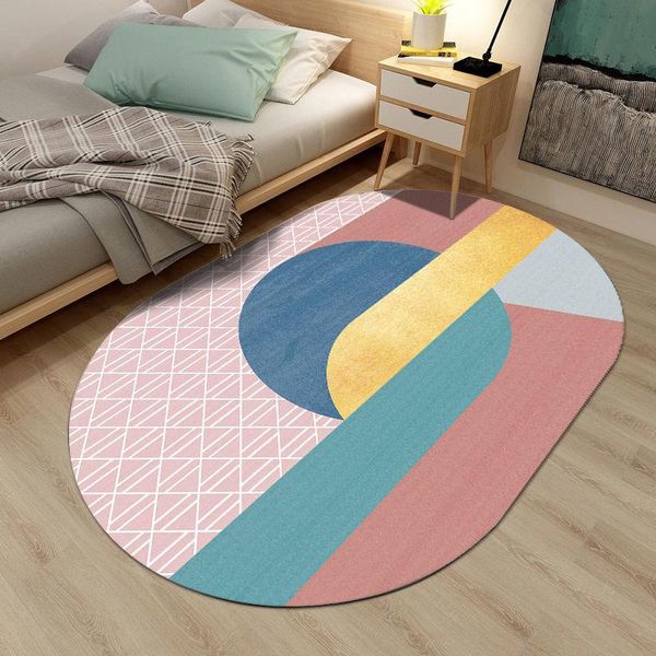 

carpets home living room bathroom carpet nordic irregular geometric creative bedroom bedside blanket rug modern yoga mat