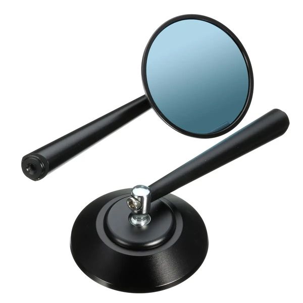 

cnc aluminum round motorcycle rear view mirror for cruiser chopper 8mm 10mm