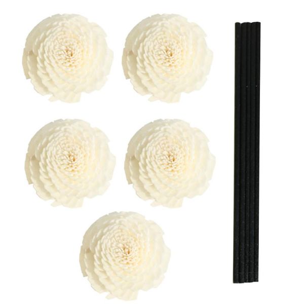 

decorative flowers & wreaths 5 pcs fragrance replacement essential aroma diffuser sticks decoration rattan reed professional el practical fl