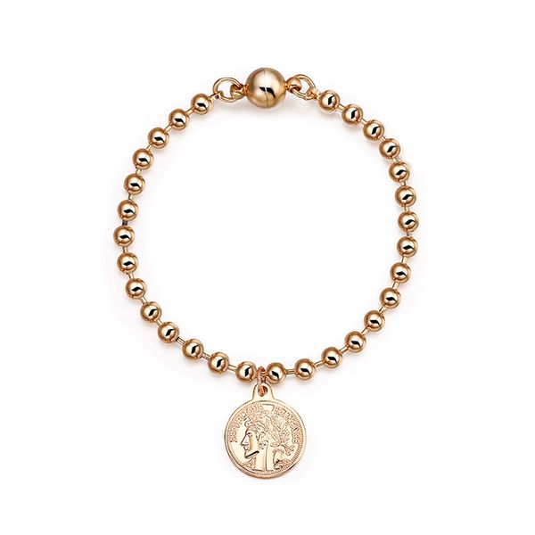 

bracelet beaded elegant baroque women's bracelet indian head tag, Black