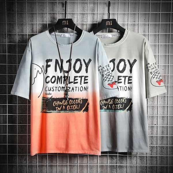 

2021 new hip hop graffiti men's tshirt short sleeve hand paint o-neck lover tshirts tee summer e60g, White;black