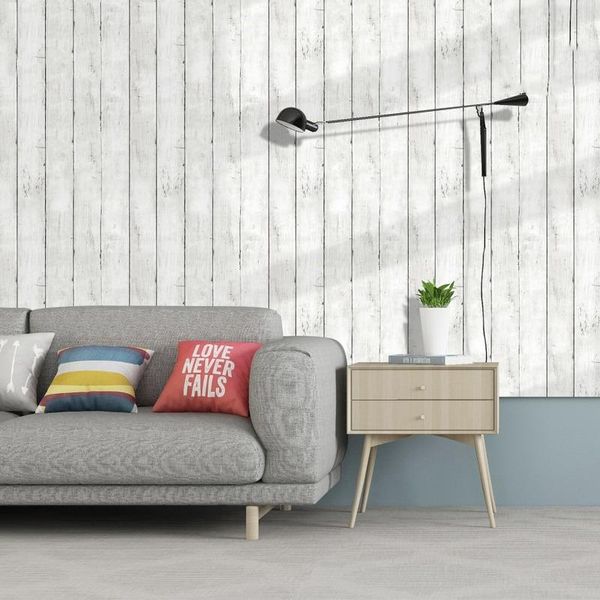 

wallpapers nordic wood grain wall stickers tv backdrop decoration waterproof self adhesive wallpaper living room for the walls