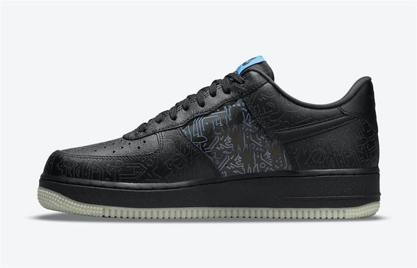 

1 low computer chip flat shoes black sports sneakers size ship with