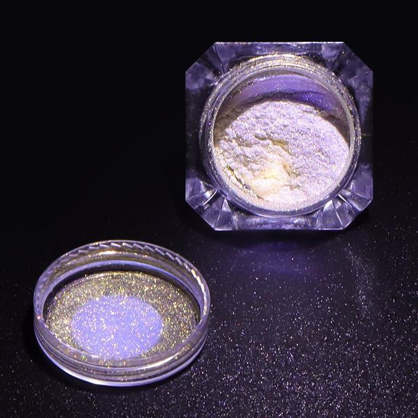

nail glitter ight kinds of aluminum foil color beautiful nails flash powder design art decoration, Silver;gold