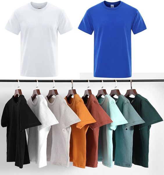 

2021 seller t shirts men short sleeve 100%pure cotton o-neck casual solid white tee male basic tshirts clothing plus size s-2xl, White;black