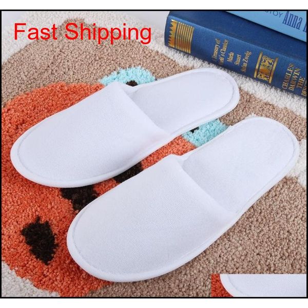 

grw8 disposable 1pair wedding home guest l solid size brushed slippers women men large color sof tic toys2010
