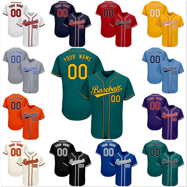 

baseball sportswear printing custom personality design your team name short-sleeved quick-drying jersey for young men and women, Black