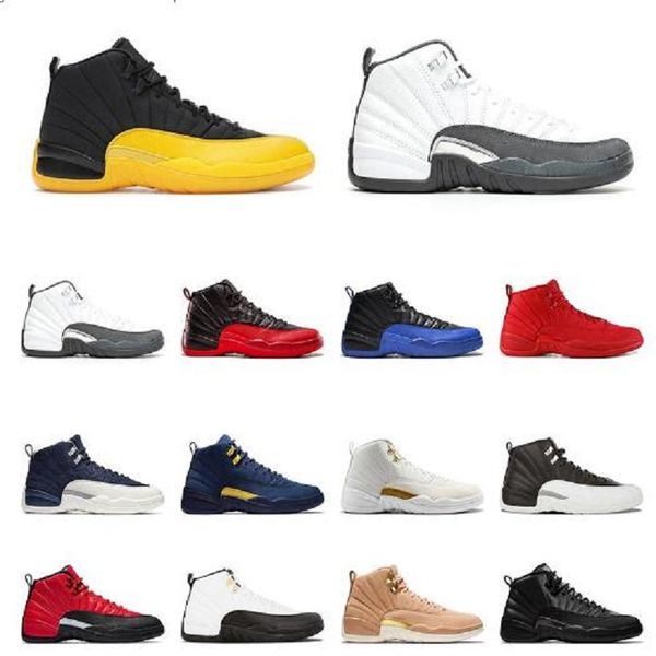 

2021 12 12s indigo mens basketball shoes dark concord university gold men xii sports sneakers trainers jumpman platform zapatos shoe