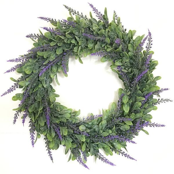 

decorative flowers & wreaths dishykooker lifelike artificial wreath door hanging wall window decoration wedding party christmas decor 15.7&q