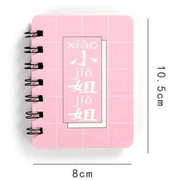 

aardbei notepad kawaii letter paper planner coil creative leuke notebooks news notebook student office requirements, Purple;pink