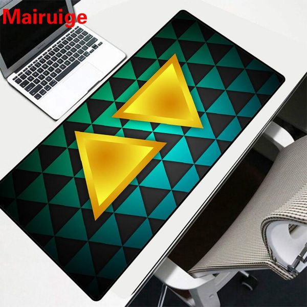 

mouse pads & wrist rests mairuige gaming pad accessories colorful triangle computer notebook cool mousepad desk