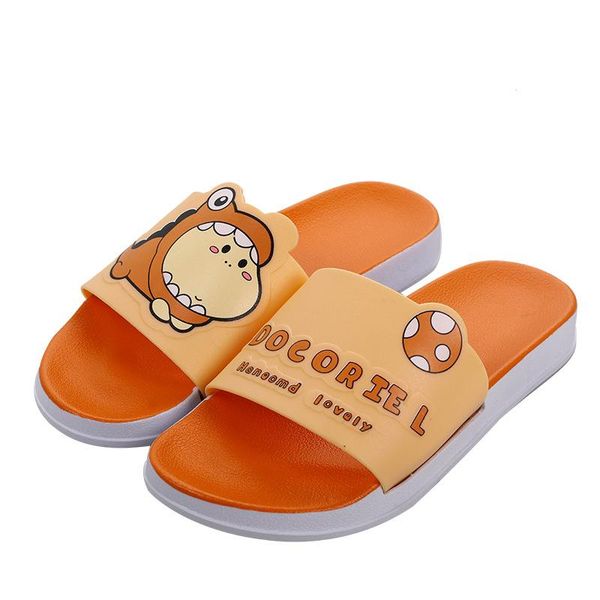 

slippers dinosaur cartoon for women's comfortable home fashion in autumn and summer, Black