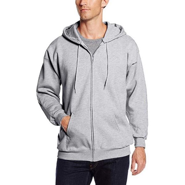 

men's hoodies & sweatshirts casual sweater long-sleeved zipper cardigan slim hooded lapel solid colors, Black