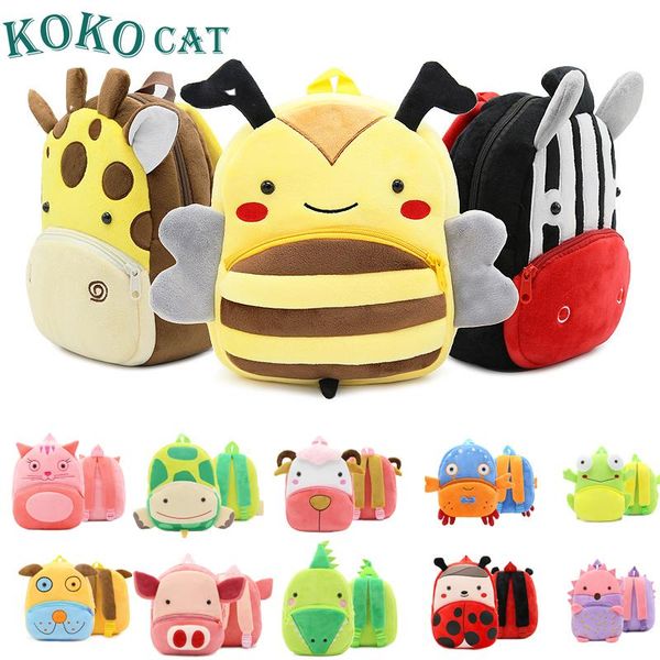 

backpack kokocat mini kindergarten schoolbag cartoon kid plush animal children school bag girls boys