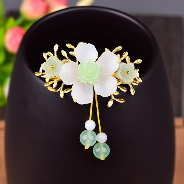 

hair clips & barrettes fashion headwear ethnic beautiful flower shape feminine elegant jewelry daily party wedding anniversary gift hairpin, Golden;silver