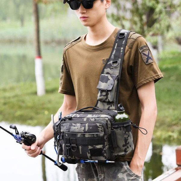 

tactical waist men army bag outdoor sling waterproof hunting climbing camping travel hiking shoulder fishing bag x131a1