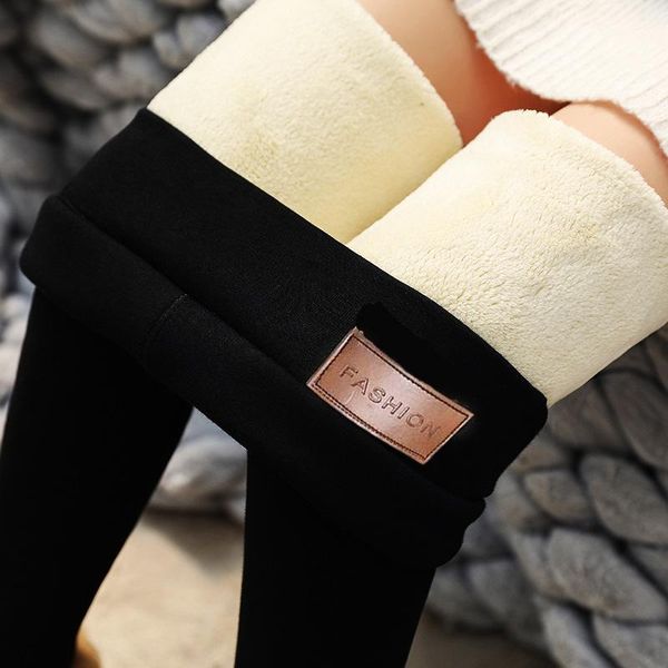 

women's pants & capris women autumn winter thick black female high waist warm casual cotton ladies loose long trousers plus size 3xl a2, Black;white