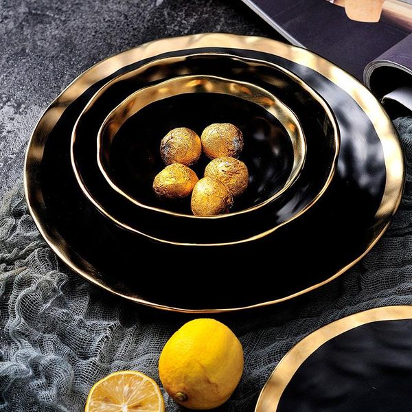 

bowls creative simple european retro phnom penh matte ceramic black and white rice bowl noodle soup dessert fruit salad lb50804