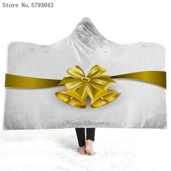 

blankets bowknot wearable blanket 3d print merry christmas throw happy year fleece picnic travel nap office